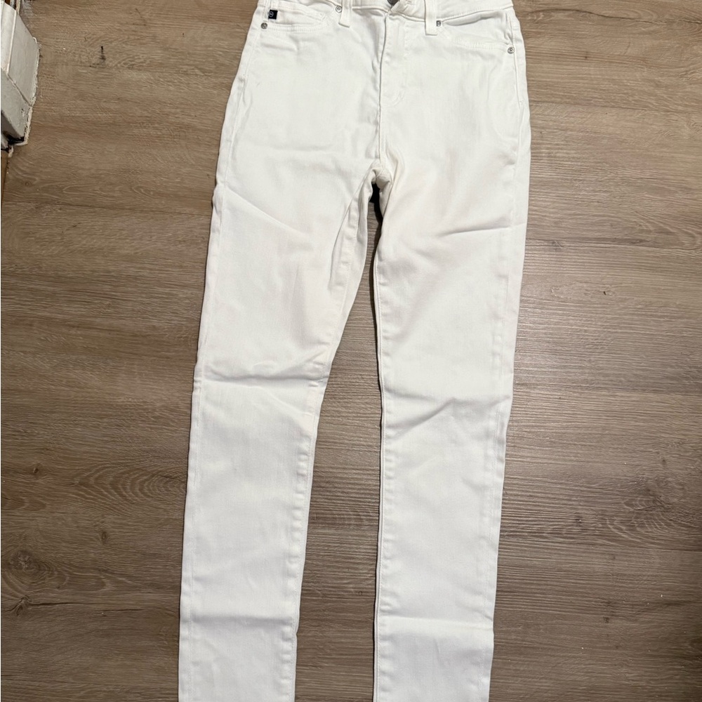 AG Adriano Goldschmied Women's Cream Skinny Jeans